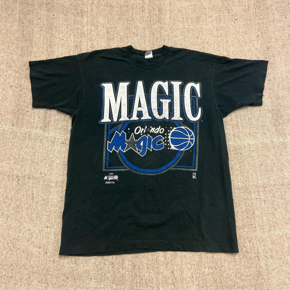 Vintage Orlando Magic Shirt Mens Large Black 1990s NBA